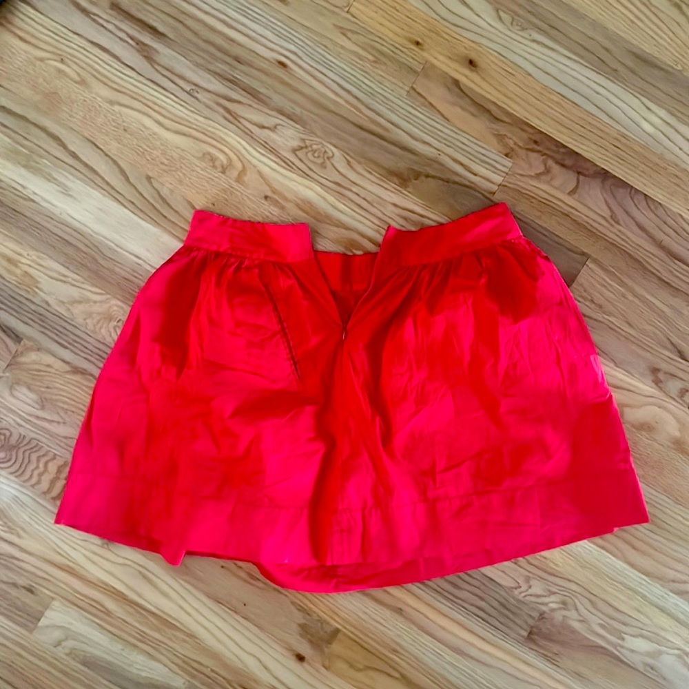 Red skirt